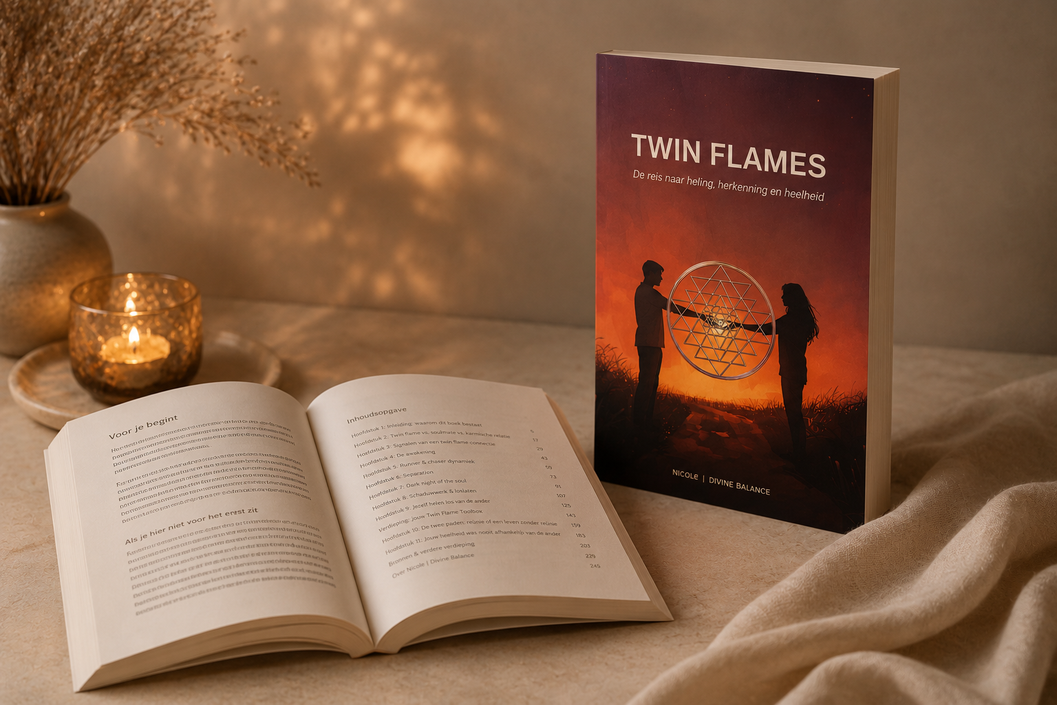 Twin Flames boek van Nicole | Divine Balance